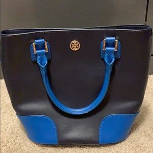 Tory Burch navy tote